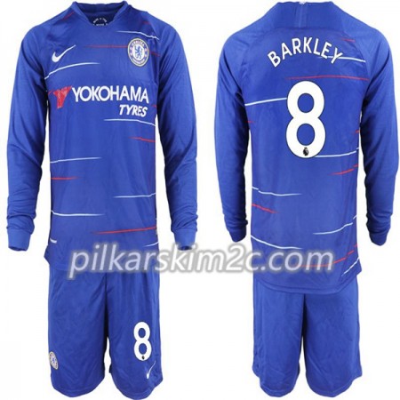 Koszulka Chelsea Ross Barkley 8 Dziecięca Główna 2018-2019 - Koszulki Piłkarskie(L/S)